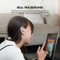 Gambar Fantech WAVE 12 TW12 | TWS Bluetooth Earbuds with Microphone - Hitam dari AGRES ID JOGJA undefined 4 Tokopedia