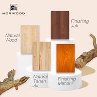 Gambar MorWood Raka Rak Dinding Kayu / Rak Buku Hiasan Dinding - 20 cm, Besi Silver+Nat dari Morwood.Indo undefined 3 Tokopedia