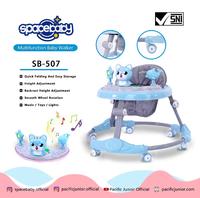 Gambar Baby Walker Alat Bantu Jalan Space Baby SB- 507 - Cat - blue dari Baby Smart Cool undefined 3 Tokopedia