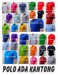 Gambar KAOS KERAH POLO CUSTOM SABLON DTF LOGO / TULISAN - 4 POSISI SABLON, L dari Komik YNWA undefined 2 Tokopedia
