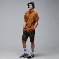 Gambar Terbaru JB Short Shirt PSY Light Brown - S dari JAJANG SELLER undefined 2 Tokopedia