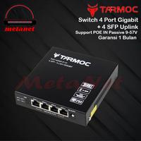 Gambar Switch 4 Port Gigabit + 4 SFP Uplink POE | Switch Hub 4 Port Unmanaged dari Meta Net. undefined 1 Tokopedia