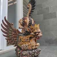 Gambar patung singa ambararaja/singa sungsang dari Patung kayu bali_NEW undefined 2 Tokopedia