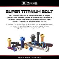 Gambar Drake Titanium Baut CVT,Baut Kaliper Honda Vario 150 Original - Baut CVT, Black dari Drake Performance Official Indonesia undefined 3 Tokopedia