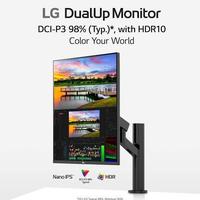 Gambar Monitor LG 28MQ780 Dual Up SDQHD NanoIPS Ergo +speaker usb | 28MQ780-b dari MUDA GROSIR undefined 4 Tokopedia