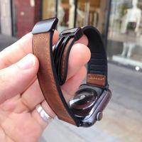 Gambar Strap Hybrid Silicone Kulit Magnetic Apple Watch iWatch 9 Ultra 2 - Ezzy Brown, 49MM Ultra dari Triangle Store Jakarta undefined 5 Tokopedia