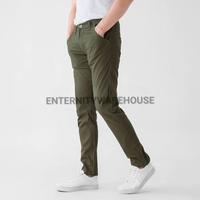 Gambar Chino Pants Olive Green Slim Fit Stretch - Celana Panjang Pria Chinos - Green Olive, 28 dari Eternity Warehouse undefined 2 Tokopedia