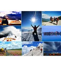 Gambar Trekking Pole / Tongkat Stick Hiking / Tongkat Gunung Lipat Folding - Merah dari Supercy-Mall undefined 3 Tokopedia