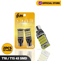 Gambar LAMPU LED MUNDUR T15 T10 W16W CANbus 45 LED SUPER BRIGHT ERROR FREE - Putih dari MODIMART undefined 1 Tokopedia