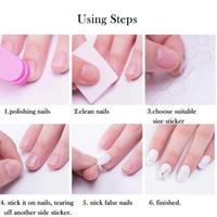 Gambar Lem kuku palsu - gel nail double tape transparan sangat praktis dan ce dari ryocelll undefined 3 Tokopedia