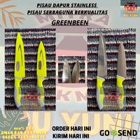 Gambar SALE!! PISAU DAPUR STAINLESS GREEN BEEN / PISAU SERBAGUNA - KECIL dari PERABOTAN YUNIMART undefined 1 Tokopedia