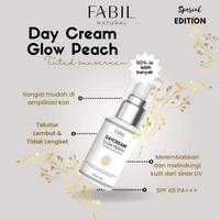Gambar Day Cream Glow Peach Fabil Foundation Base Make Up Bidara Matte Lembab dari Gendhizhome undefined 1 Tokopedia