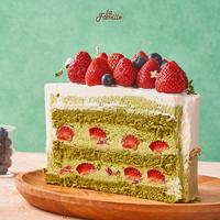 Gambar La Famille Matcha Berry Cake (Kue Ulang Tahun/Birthday) - 15cm dari La Famille Bakery undefined 2 Tokopedia