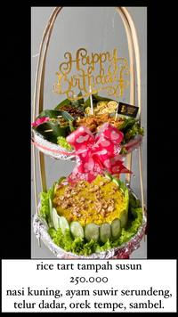 Gambar Rice Tart Tampah Susun , Ready SETIAP HARI , NOTE TGL DAN UCAPAN YA dari Sophie Sally Jakarta undefined 1 Tokopedia