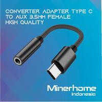 Gambar Converter Adapter Type C to Aux 3.5mm Female Jack Audio High Quality dari Minerhome Indonesia undefined 1 Tokopedia