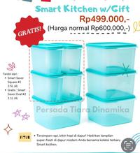 Gambar TUPPERWARE SMART KITCHEN SET (4) GRATIS SMART SAVER 2 1,1L (4) dari Asia Hardware Store Official undefined 2 Tokopedia