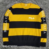 Gambar Sweater Crewneck Fila Black Yellow Thrift Full Tag Good Condition dari ZED.CO undefined 1 Tokopedia