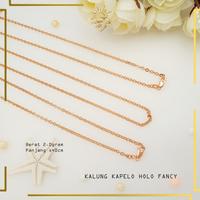 Gambar LIONTIN KALUNG EMAS ASLI KADAR 6K & 8K MOTIF KASUAL LUI VUITO - LK 243 - 6K, LIONTIN SAJA dari Sunnies Gold Official undefined 4 Tokopedia