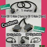 Gambar Kabel DB 15 pin Male (2 baris) to DB 15 pin Male (2 baris) dari Sanwira cable undefined 3 Tokopedia