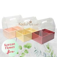 Gambar Kotak Bunga Box Bunga Kotak Kue Cake Mika Korea dari kadoplus undefined 4 Tokopedia