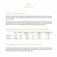Gambar Cincin Kawin Blaine Moissanite Solitaire Wedding Ring Cincin Tunangan - Tanpa Gift dari Luxoela undefined 3 Tokopedia