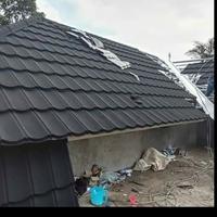 Gambar bongkar atap lama pasang baja ringan dan atap genteng metal minimalis dari *Kontruksi plafon pvc* undefined 5 Tokopedia