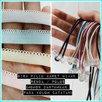 Gambar MASKER KAIN BROKAT 3 PLY CANTIK BRUKAT HIJAB HEADLOOP MASKER PESTA MEW dari rodyatam undefined 5 Tokopedia