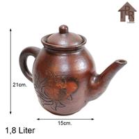 Gambar Gerabah Poci Ukir Kembung Antik - 1.8L dari Toko Pernik Rumah undefined 5 Tokopedia