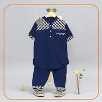 Gambar Baju Koko Anak Laki laki terbaru lengan pendek - Putih, 1-2 thn dari Yanura Official undefined 3 Tokopedia