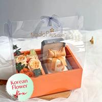 Gambar Kotak Bunga Box Bunga Kotak Kue Cake Mika Korea dari kadoplus undefined 2 Tokopedia