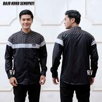 Gambar Baju koko pria mislim, koko Senopati m l xl - kunyit, L dari kanayastore. id undefined 1 Tokopedia