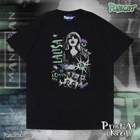 Gambar LISA BOOTLEG TEE BY FLWRCAT V2 - PRINT A4 KECIL, S dari Flwrcat Store undefined 3 Tokopedia