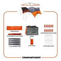 Gambar Dhaulagiri Canopy Dome Awning Tiang Flysheet - Shelter Bivak Set dari kamoro outdoor undefined 4 Tokopedia