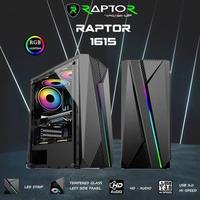 Gambar Casing PC Gaming Power Up Raptor 1615 Black With LED Strip RGB dari Gudangkomputer_NEW undefined 1 Tokopedia