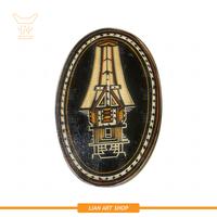 Gambar Hiasan Dinding Ukiran Rumah Toraja Model Oval dari Lian Art Shop undefined 3 Tokopedia