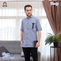 Gambar Baju Kemeja Koko Kurta Muslim Pria Laki Laki Dewasa Lengan Pendek Cod - Peci Pakol, S dari Arra Fashion Indonesia undefined 1 Tokopedia
