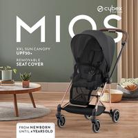 Gambar Stroller Kereta Dorong Bayi Cybex Mios Premium Blck Rose Gold Original dari Kemenangan Babyshop undefined 1 Tokopedia