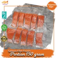 Gambar ikan salmon 1 kg Salmon Fillet Premium Quality - 100 gram dari Salmonesia Jakarta undefined 2 Tokopedia
