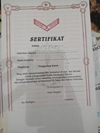 Gambar Sertifikat PRAMUKA TKU TKK BINTANG TAHUNAN SIAGA PENGGALANG PENEGAK - TKU SIAGA MULA, SIAGA TKK dari CV. TUNAS GAJAYANA undefined 2 Tokopedia