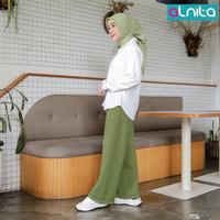 Gambar Alnita Inari Long Pants Warna Hijau Avocado Celana Panjang Scuba Loose - Abu Muda Silver, L dari Hibban Online Shop undefined 5 Tokopedia