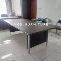 Gambar Meja Meeting Rapat Kantor Kaki Besi Mebel Furniture Semarang - 240 x 115 x 75, Luar Jateng dari Mebel Semarang MCS Furniture undefined 4 Tokopedia