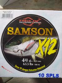 Gambar SENAR PE SAMSON X12 100 Meter konekting 1000 M - PE 1 dari MADALY undefined 2 Tokopedia