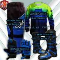 Gambar Jersey anak setelan moto cross trail MOTOR MINI adventure - 010, Boot 38 dari Askeyra Shop undefined 3 Tokopedia