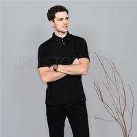 Gambar Kaos Pria Kerah Lengan Pendek Hitam Polos Resleting Cotton Distro - Putih, XL dari JNB Store ID undefined 4 Tokopedia