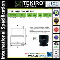 Gambar Kunci Sok 52 mm Hitam Stang 1" inch 6 PT PUKUL - IMPACT Sock TEKIRO dari myHIU Official Store undefined 2 Tokopedia