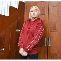Gambar Sweater Wanita Grosir Berkualitas -List hodie - MAROON, M dari Alaka_NEW undefined 2 Tokopedia