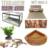 Gambar MT005I2 AQUARIUM TERRARIUM KANDANG REPTILE VARANUS KADAL SALVA BIAWAK - FULL SET dari REPTILESTORE. ID undefined 2 Tokopedia