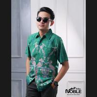 Gambar Kemeja Batik Motif Khas Kalbar 1 - Hijau..., M dari Noble Pontianak undefined 2 Tokopedia