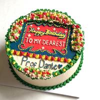 Gambar Cake - Custom Birthday Cake, Cake Papan Bunga - 30 cm dari LYKKE Cakes & Desserts undefined 5 Tokopedia