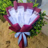 Gambar Buket uang kosongan 10 slot / money bouquet / bucket uang buket wisuda - Tanpa bunga dari Aesthewood undefined 5 Tokopedia